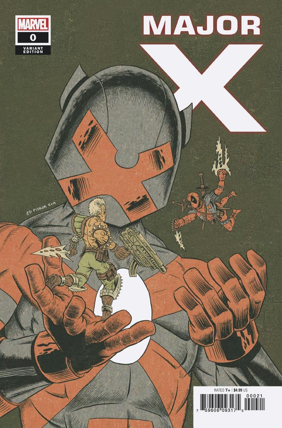 Major X #0 Cover C Variant Ed Piskor Cover