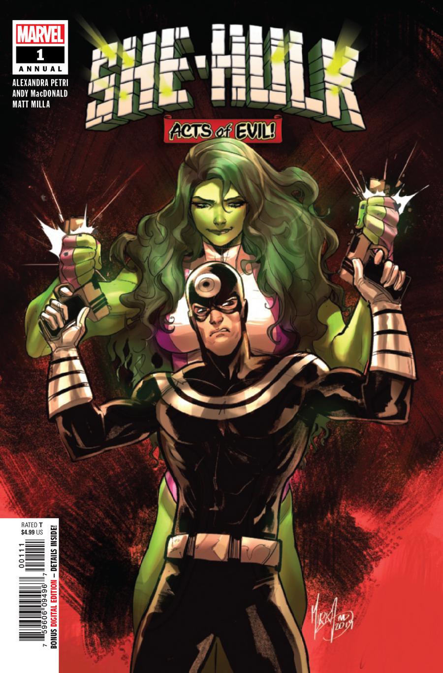 She-Hulk Vol 3 Annual #1 Cover A Regular Mirka Andolfo Cover (Acts Of Evil Tie-In)