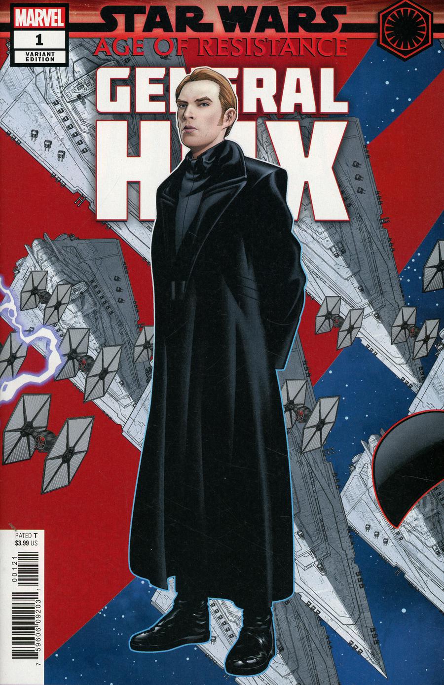Star Wars Age Of Resistance General Hux #1 Cover B Variant Mike McKone Puzzle Piece Cover