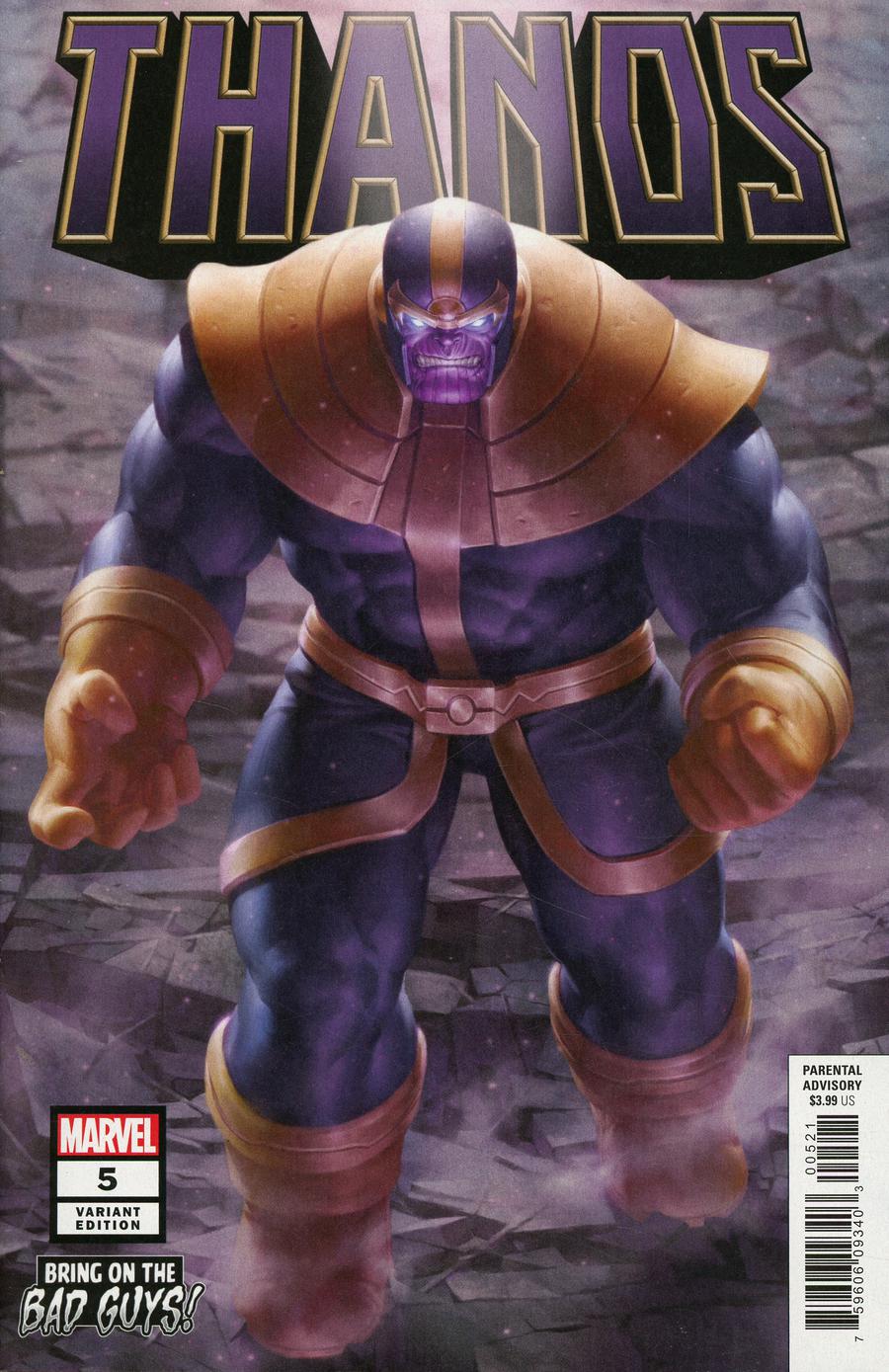 Thanos Vol 3 #5 Cover B Variant Junggeun Yoon Bring On The Bad Guys Cover