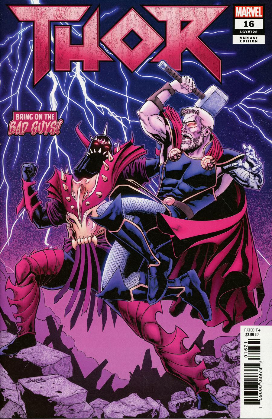 Thor Vol 5 #16 Cover B Variant Will Sliney Bring On The Bad Guys Cover