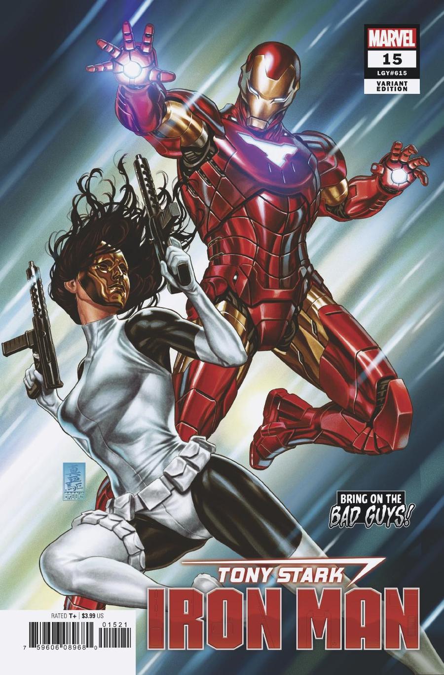 Tony Stark Iron Man #15 Cover B Variant Mark Brooks Bring On The Bad Guys Cover