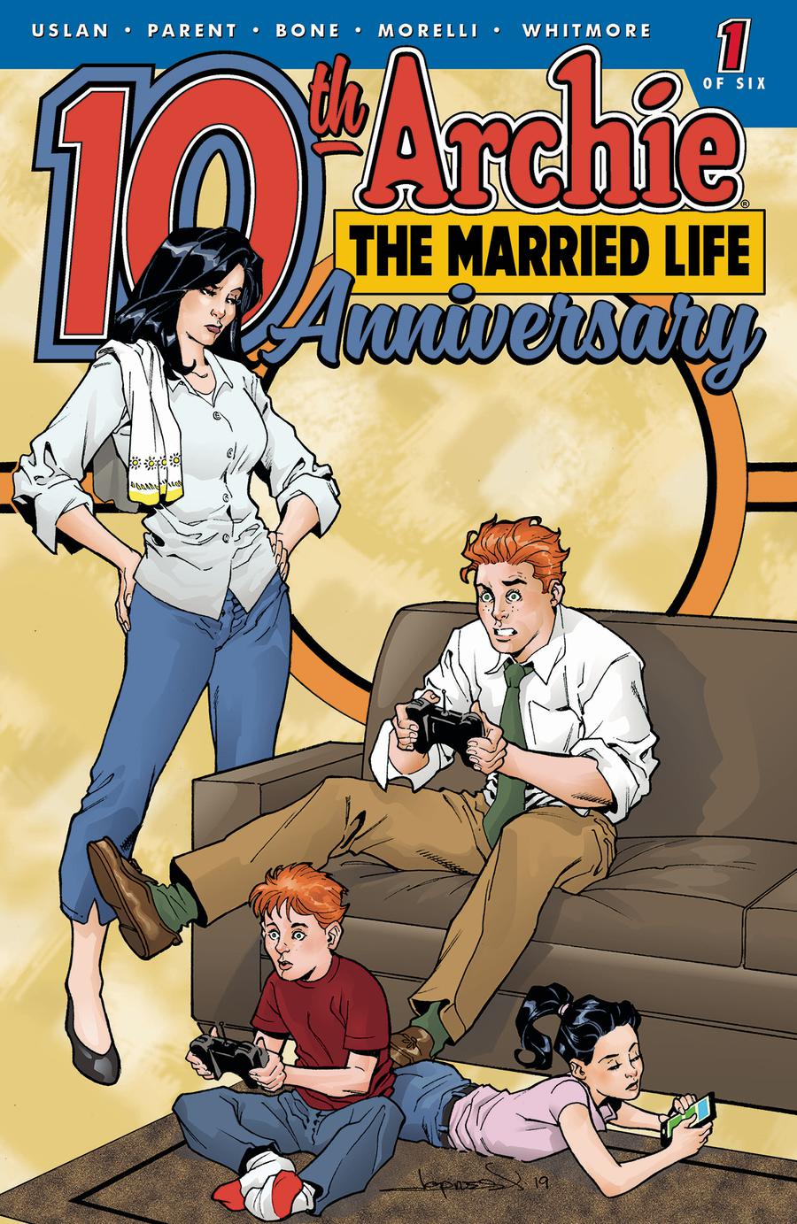 Archie The Married Life 10th Anniversary #1 Cover E Variant Aaron Lopresti Cover