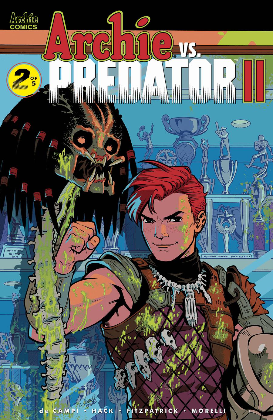 Archie vs Predator II #2 Cover D Variant Rebekah Isaacs & Matt Herms Cover