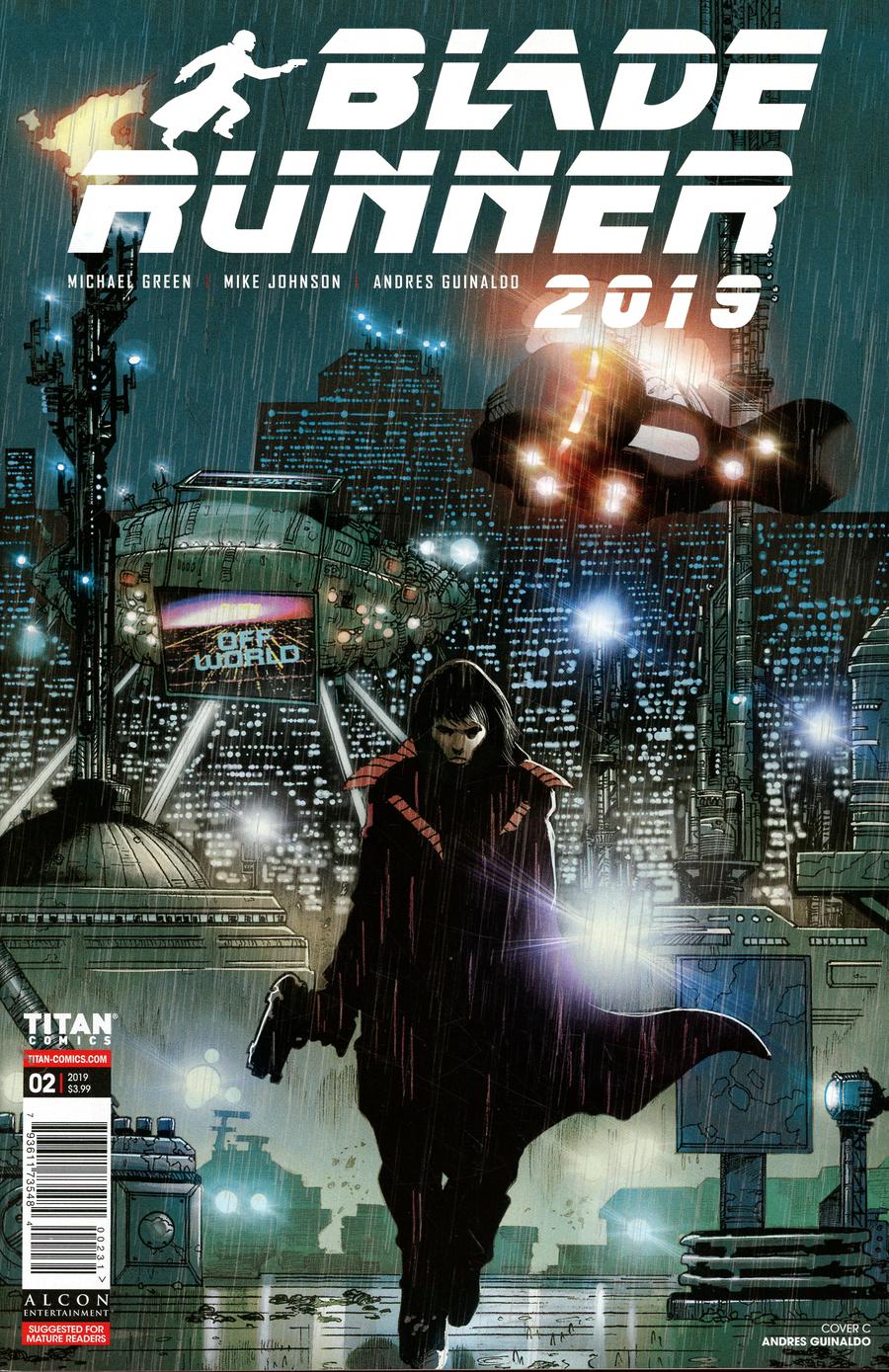 Blade Runner 2019 #2 Cover C Variant Andres Guinaldo Cover
