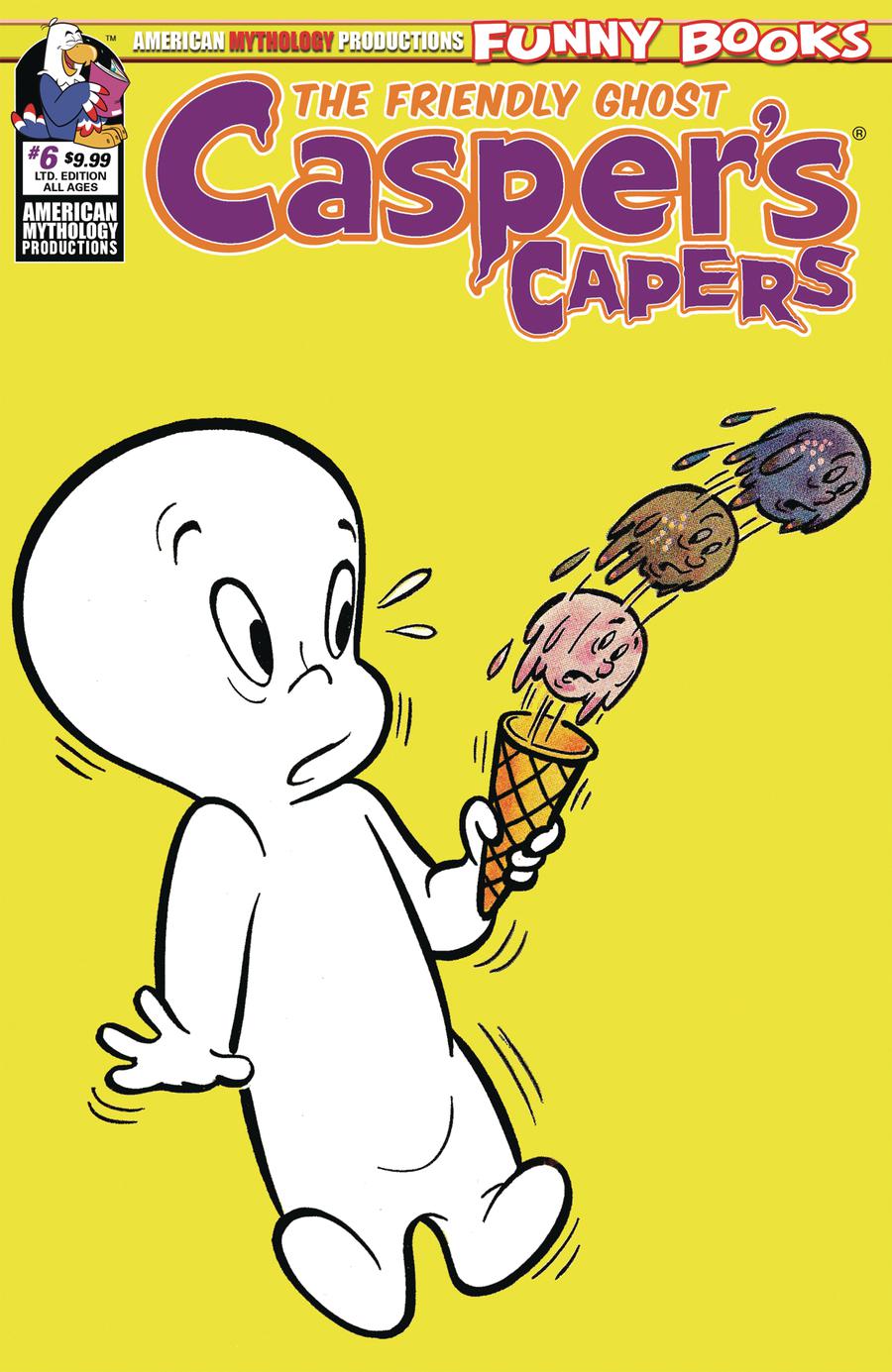 Caspers Capers #6 Cover B Limited Edition Retro Animation Cover