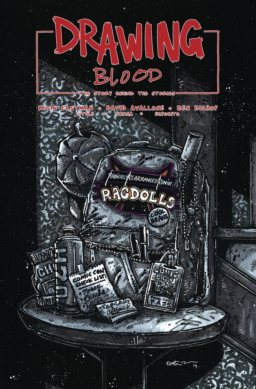 Drawing Blood Spilled Ink #4 Cover B Variant Kevin Eastman Cover