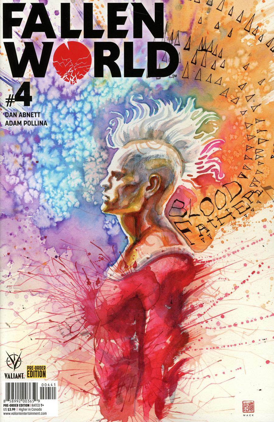 Fallen World #4 Cover D Variant David Mack Cover