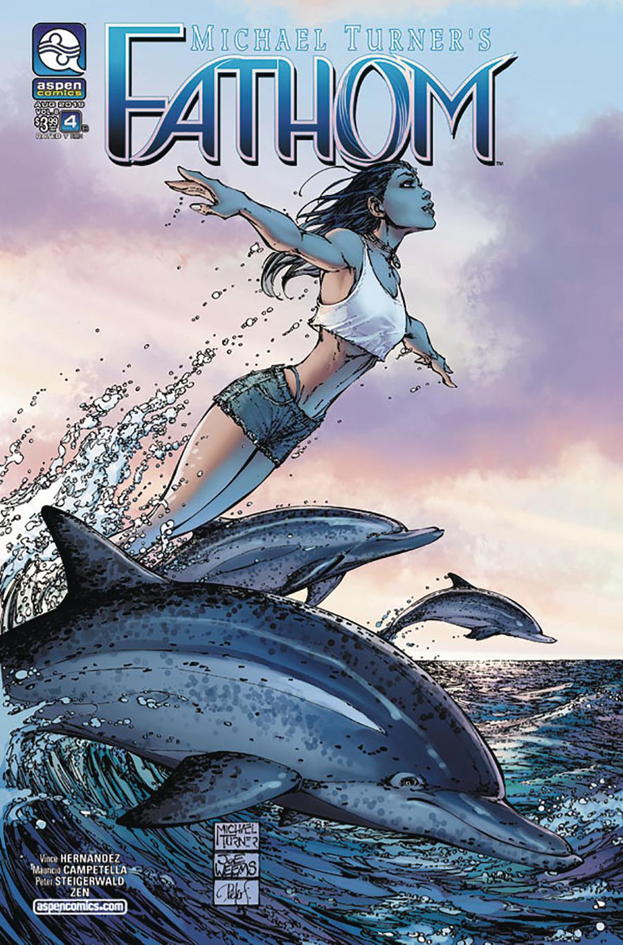 Fathom Vol 6 #4 Cover B Variant Michael Turner Cover