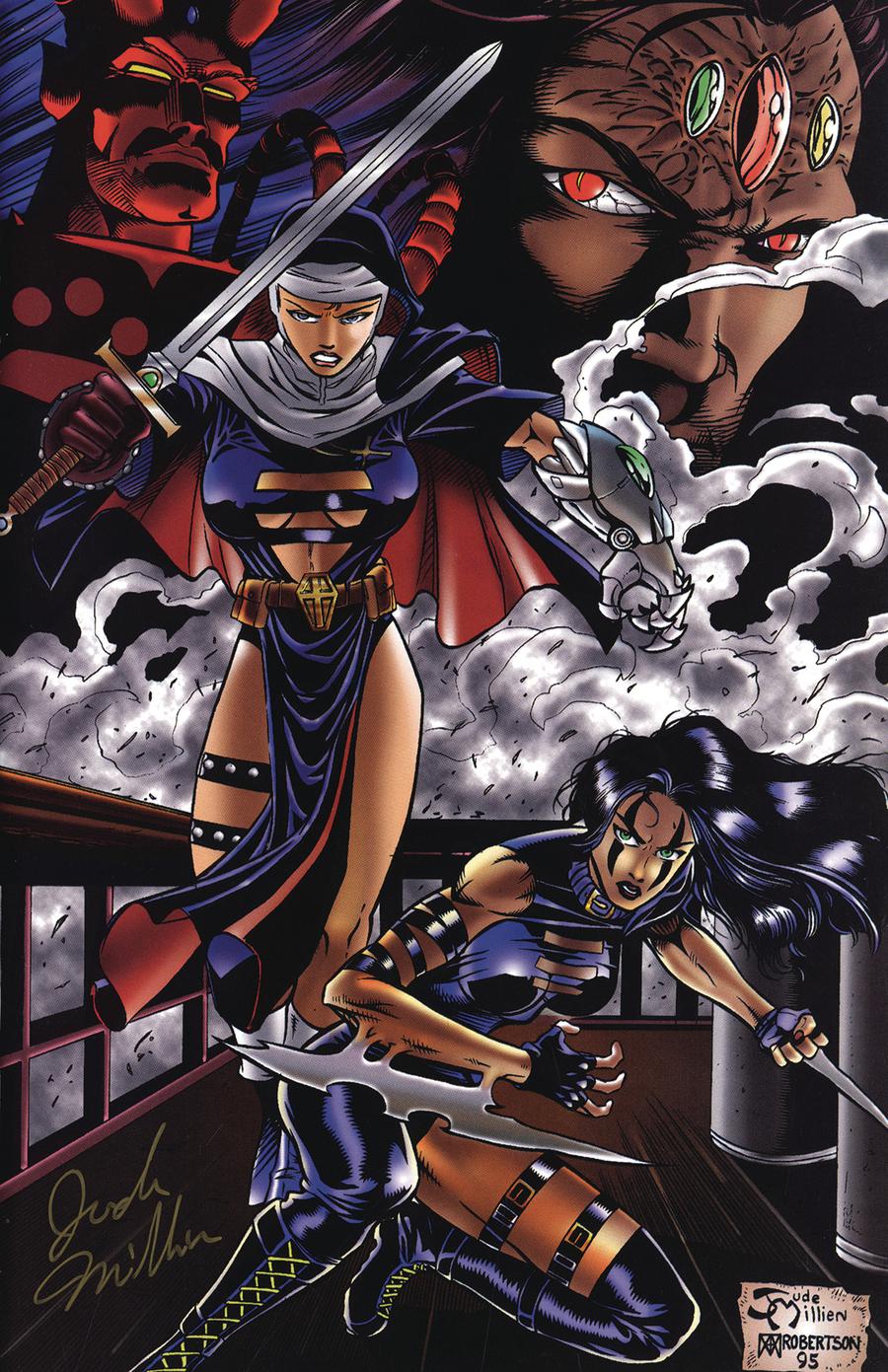 Razor Warrior Nun Areala #1 Cover C Commemorative Cover Signed Edition