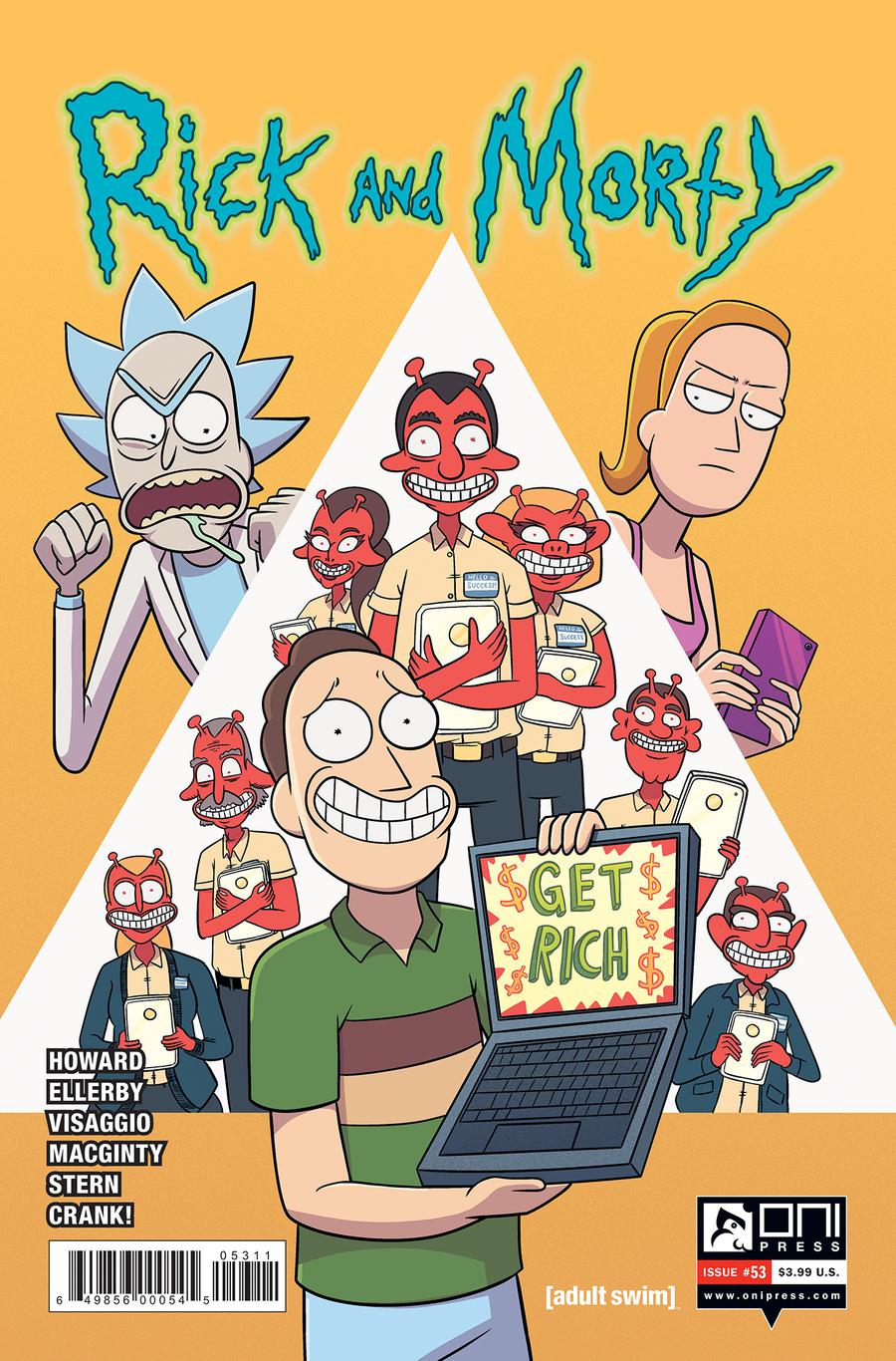 Rick And Morty #53 Cover A Regular Marc Ellerby Cover