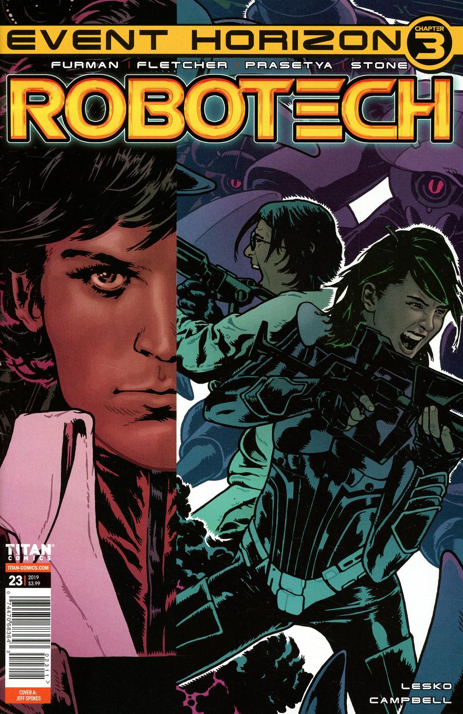 Robotech Vol 3 #23 Cover A Regular Jeff Spokes Cover