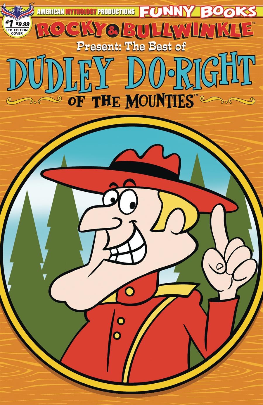 Rocky & Bullwinkle Present Best Of Dudley Do-Right #1 Cover B Limited Edition Retro Animation Cover