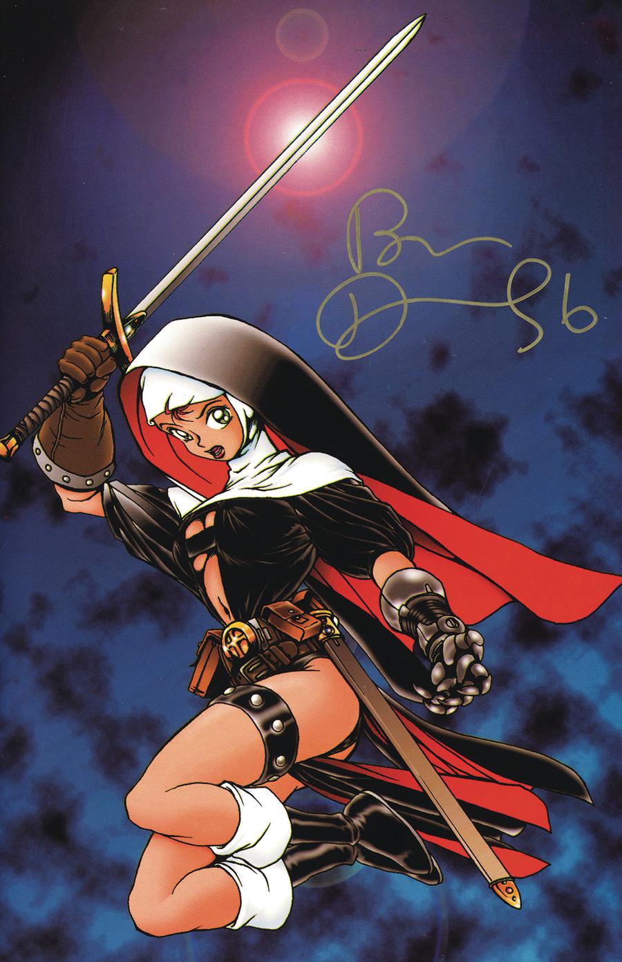 Warrior Nun Areala Portraits #1 Cover C Commemorative Cover Signed By Ben Dunn