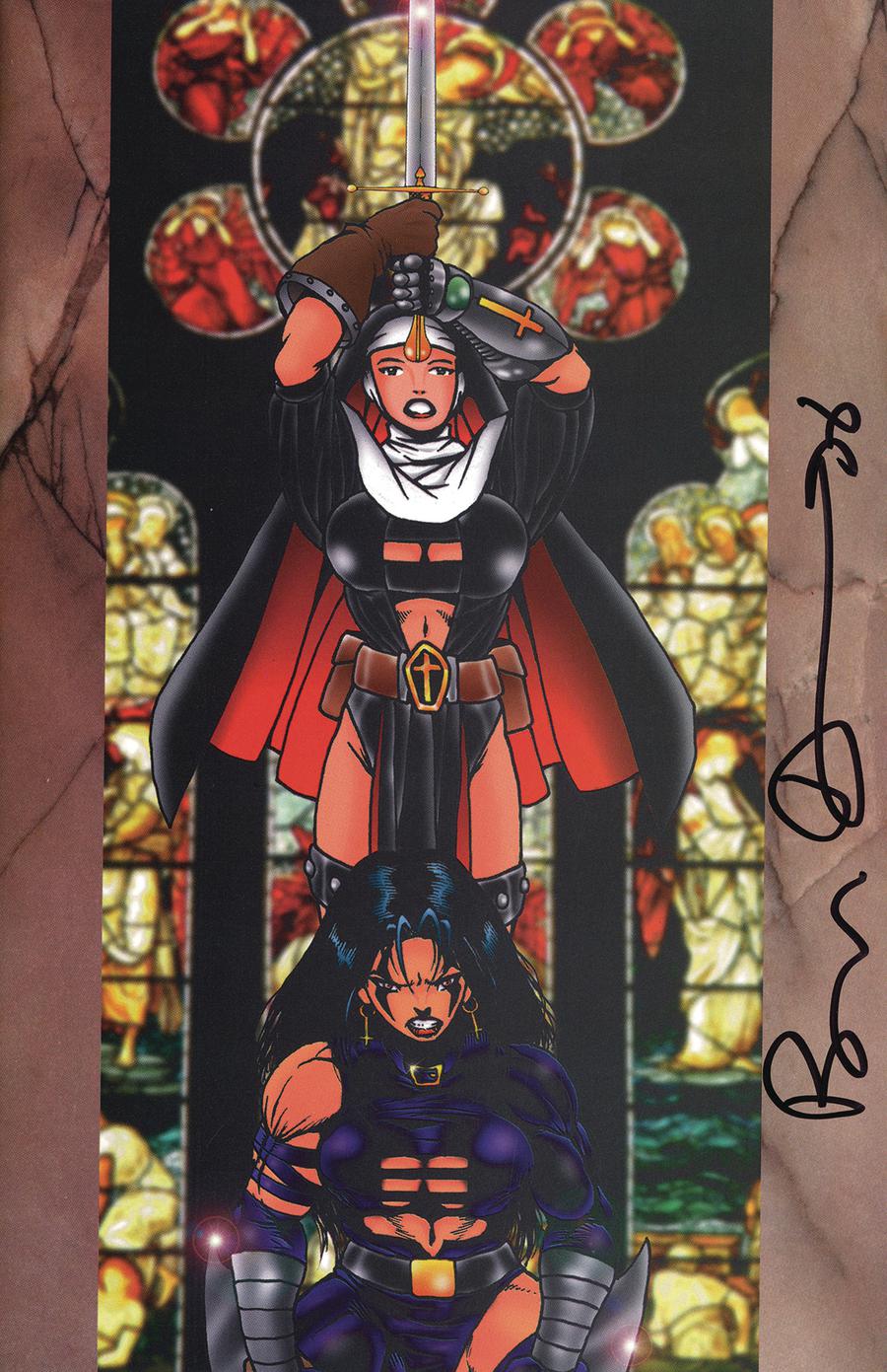 Warrior Nun Areala Razor #1 Cover D Commemorative Cover Signed By Ben Dunn