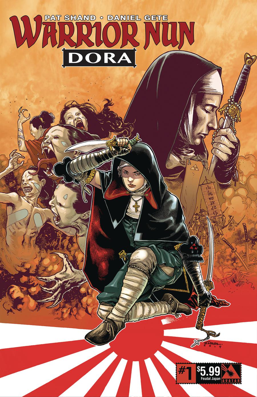 Warrior Nun Dora #1 Cover J Feudal Japan Cover