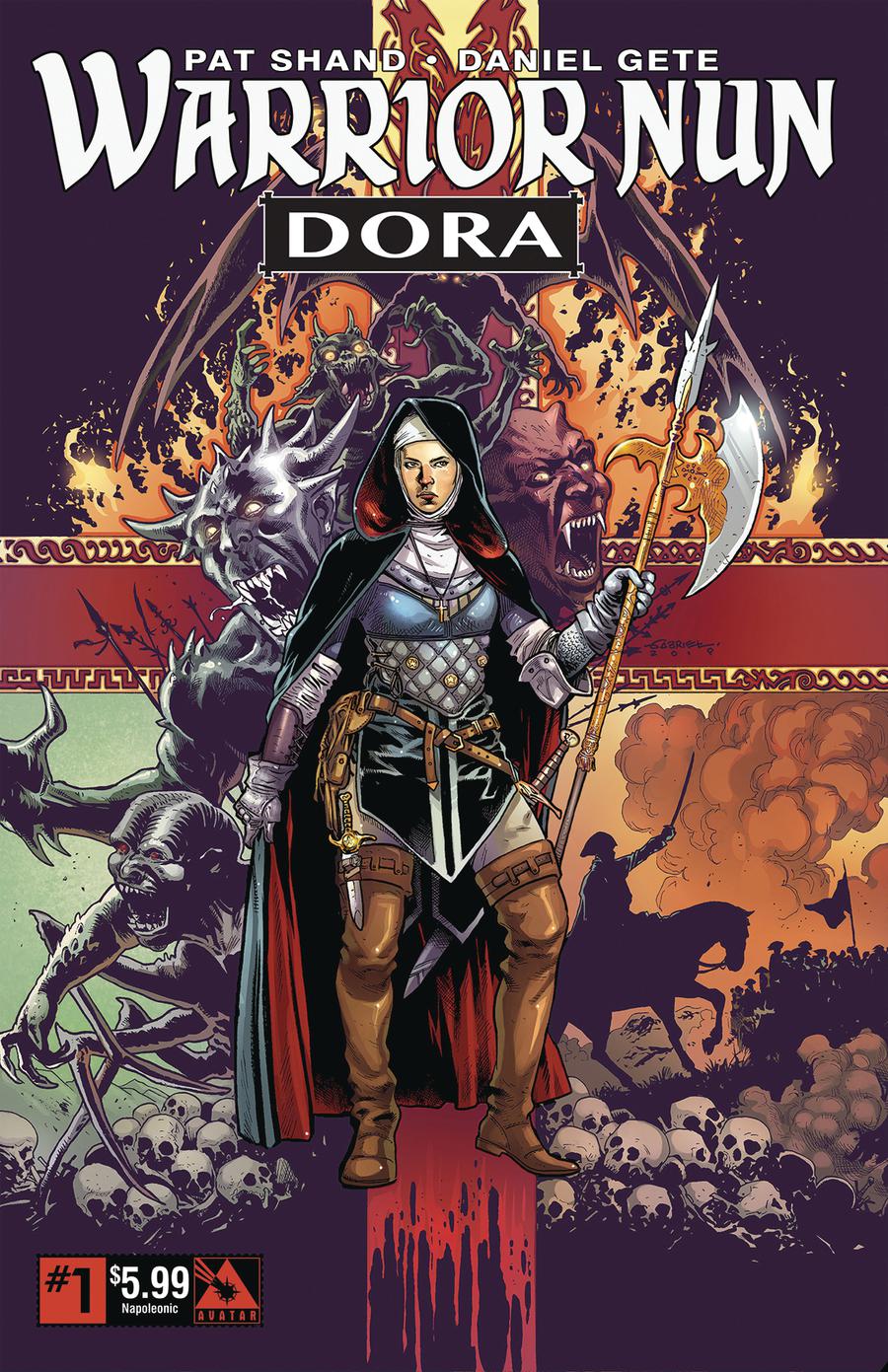 Warrior Nun Dora #1 Cover E Napoleonic Era Cover