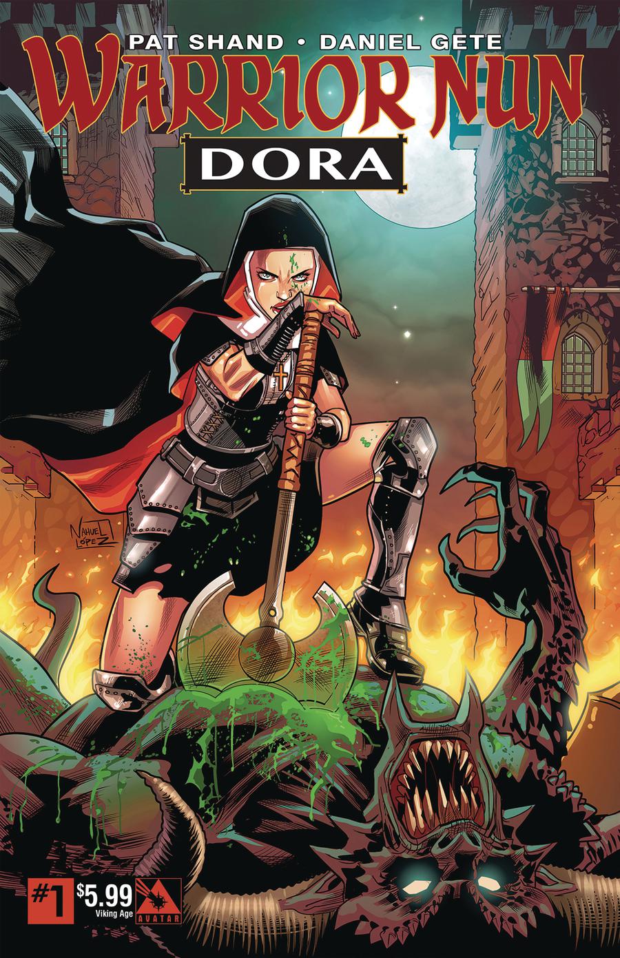 Warrior Nun Dora #1 Cover K Viking Age Cover
