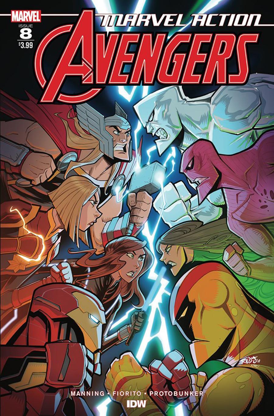 Marvel Action Avengers #8 Cover A Regular Jon Sommariva Cover