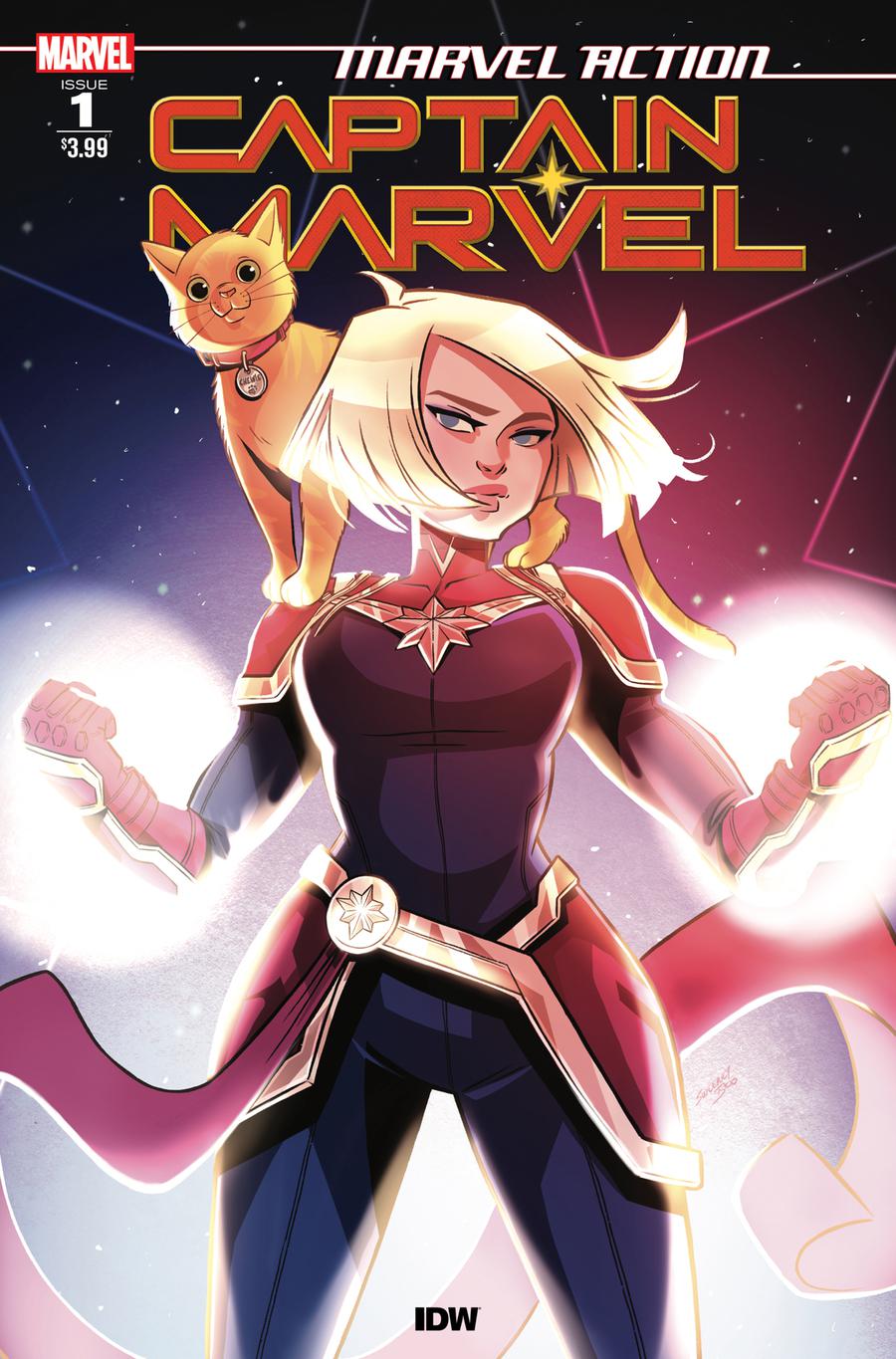 Marvel Action Captain Marvel #1 Cover A Regular Sweeney Boo Cover