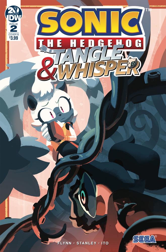 Sonic The Hedgehog Tangle & Whisper #2 Cover B Variant Nathalie Fourdraine Cover