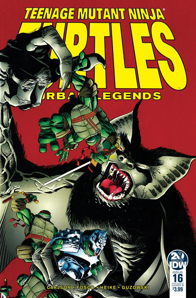 Teenage Mutant Ninja Turtles Urban Legends #16 Cover B Variant Frank Fosco & Erik Larsen Cover