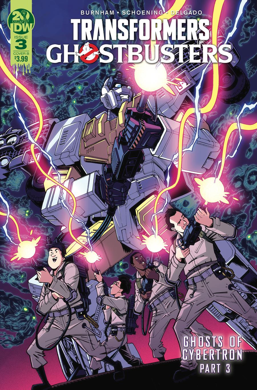 Transformers Ghostbusters #3 Cover B Variant Nick Roche Cover