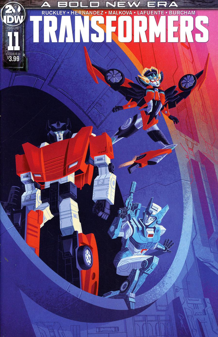 Transformers Vol 4 #11 Cover B Variant George Caltsoudas Cover