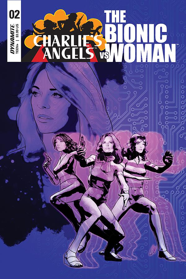 Charlies Angels vs The Bionic Woman #2 Cover A Regular Cat Staggs Cover