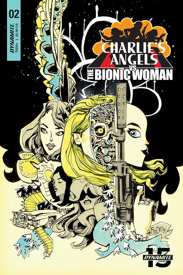 Charlies Angels vs The Bionic Woman #2 Cover B Variant Jim Mahfood Cover