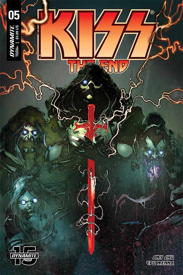 KISS The End #5 Cover A Regular Stuart Sayger Cover