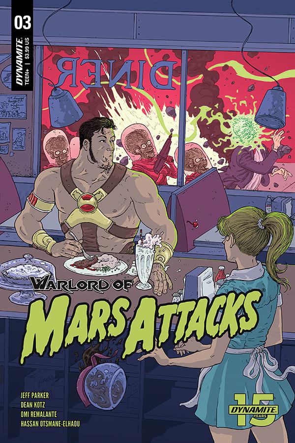 Warlord Of Mars Attacks #3 Cover C Variant Ramon Villalobos Cover