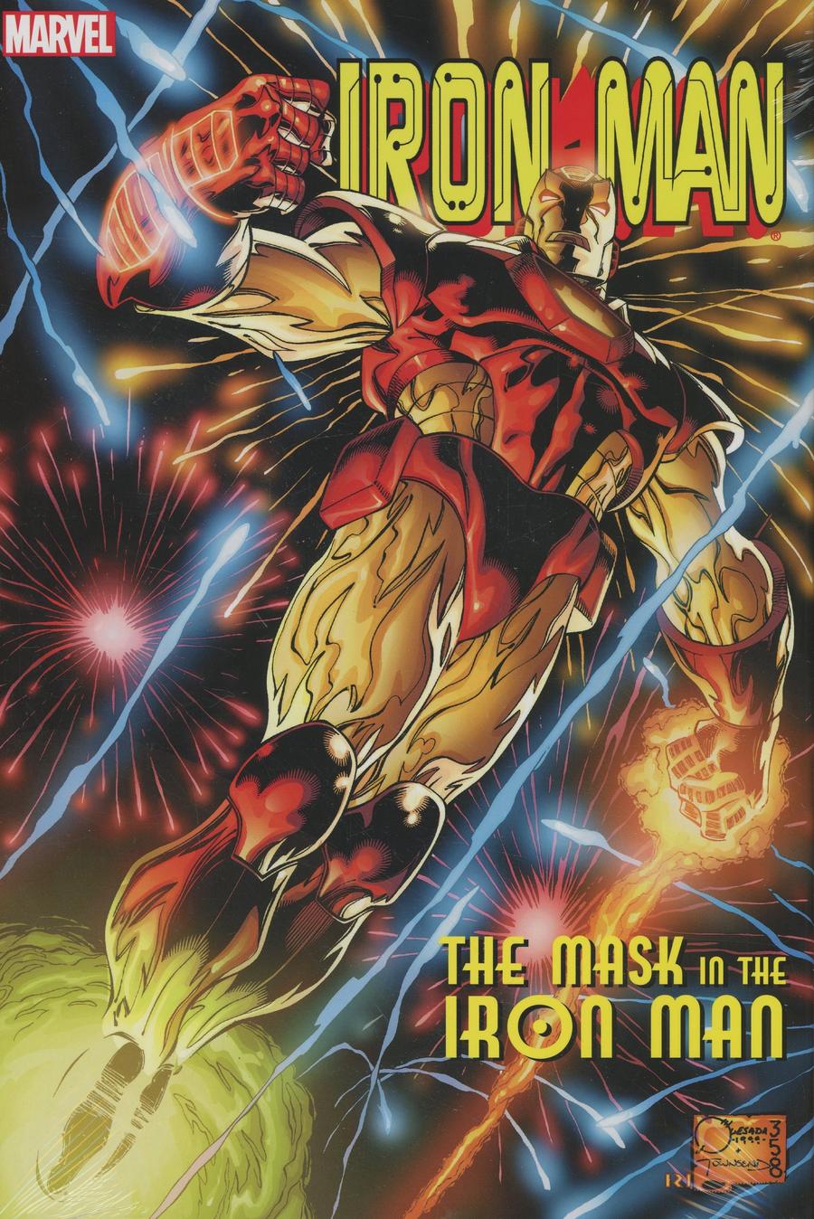 Iron Man Mask In The Iron Man Omnibus HC