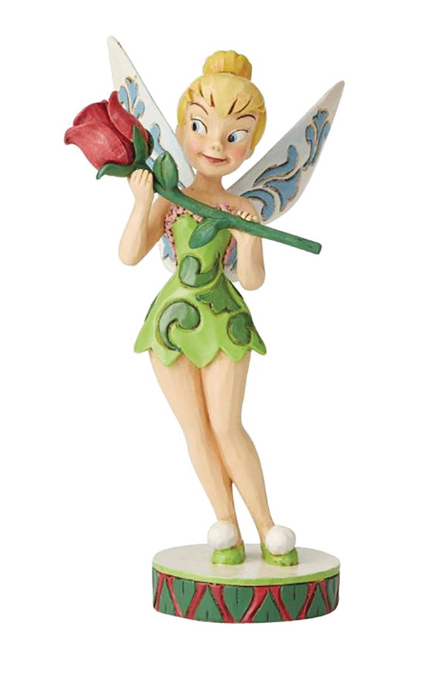Peter Pan Tinker Bell Figurine - With Rose