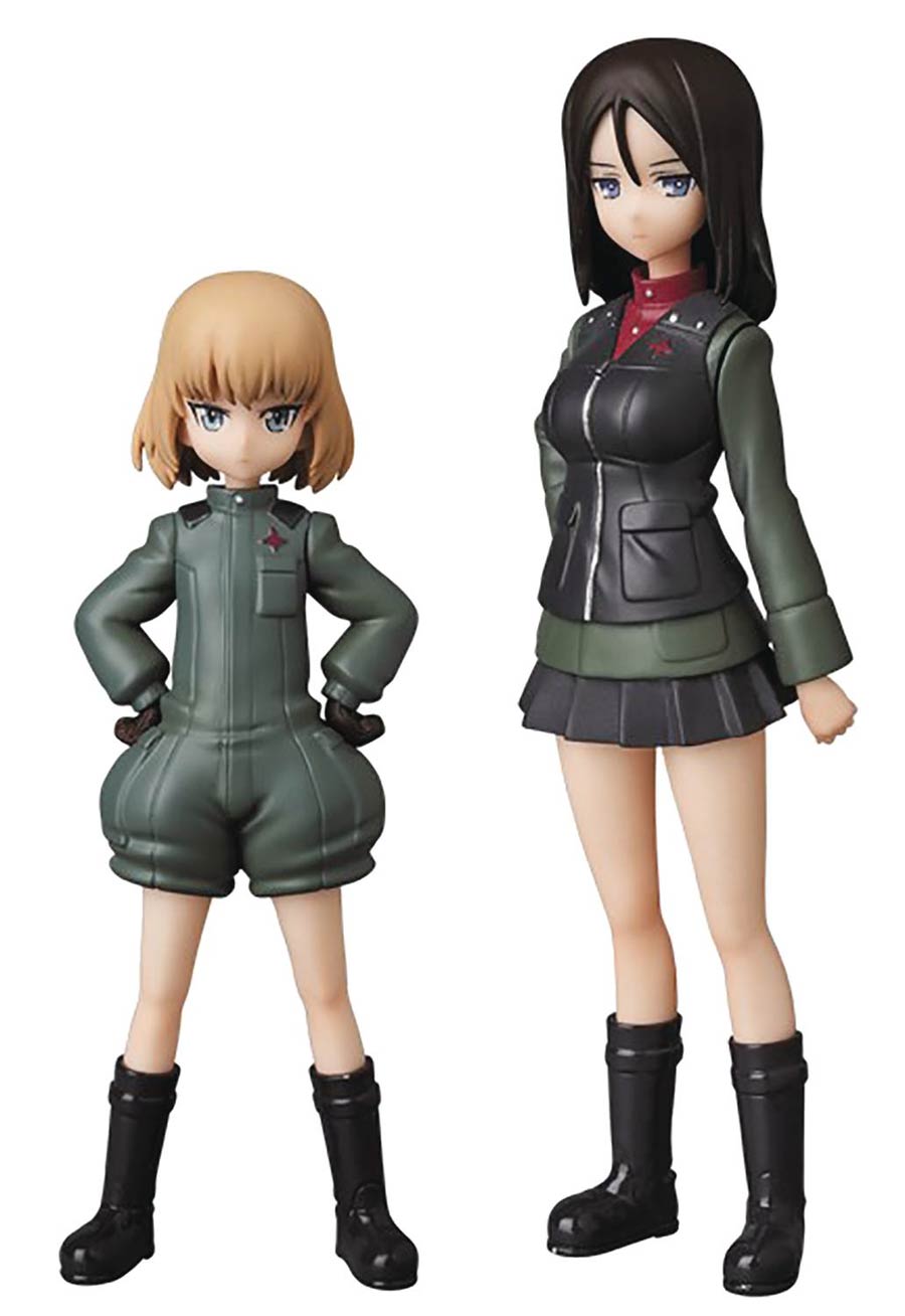 Girls Und Panzer Katsyusha & Nonna Ultra Detail Figure 2-Piece Set