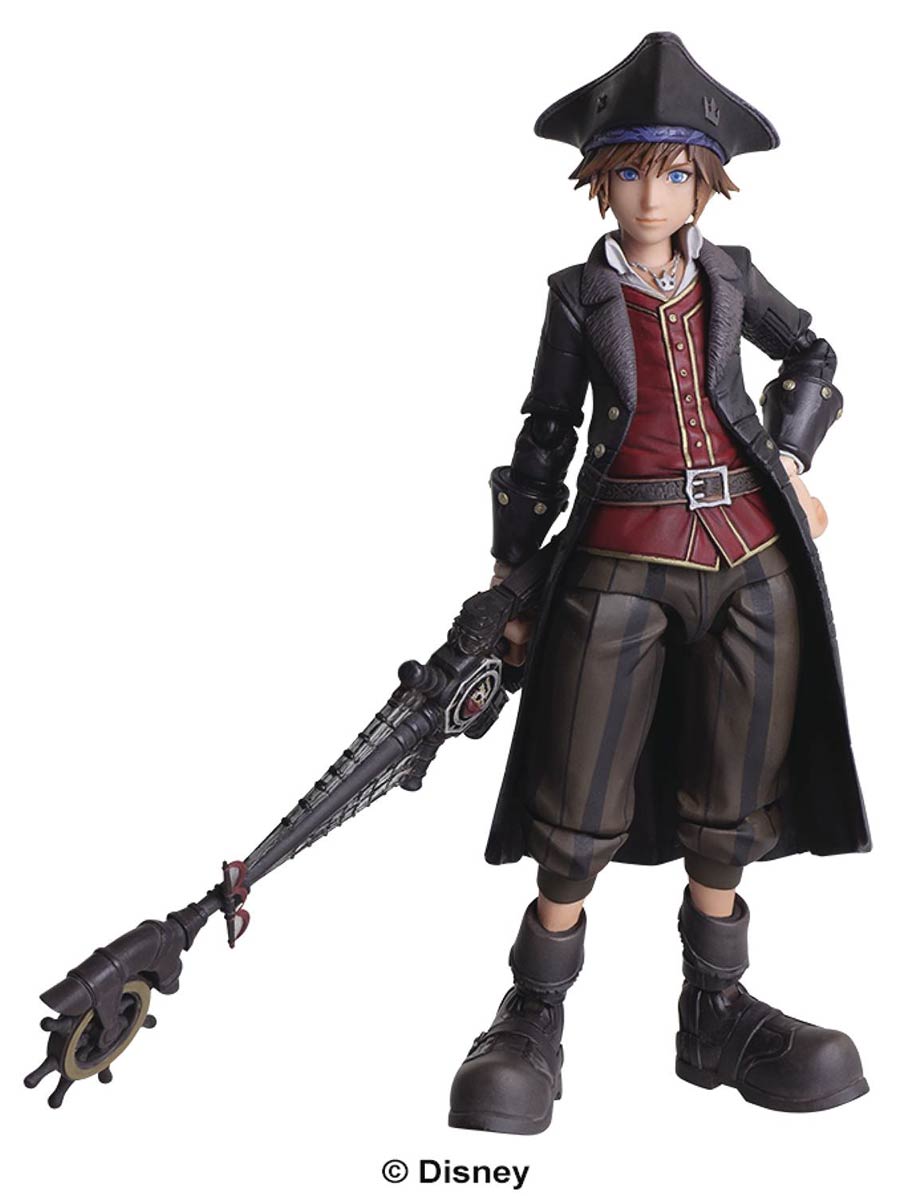 Kingdom Hearts III Bring Arts Action Figure - Sora Pirate Outfit