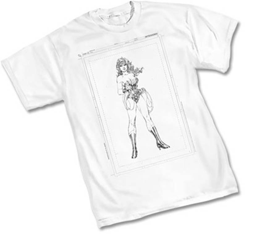 Wonder Woman Raw T-Shirt Large