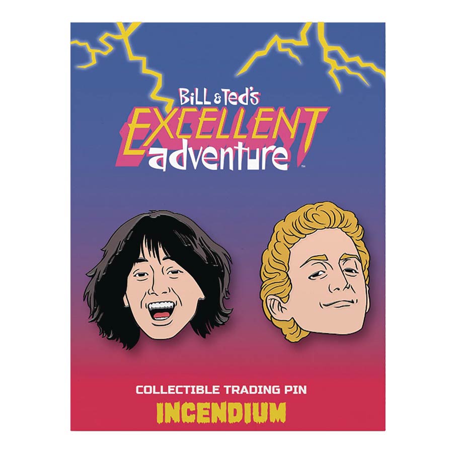 Bill And Teds Excellent Adventure Lapel Pin - Set A (Bill & Ted)