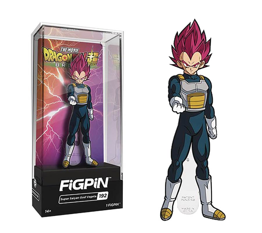FigPin Dragon Ball Super Broly Pin - Super Saiyan God Vegeta