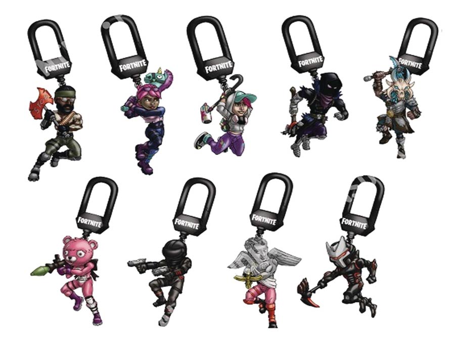Fortnite Backpack Hanger Blind Mystery Box 18-Piece Display