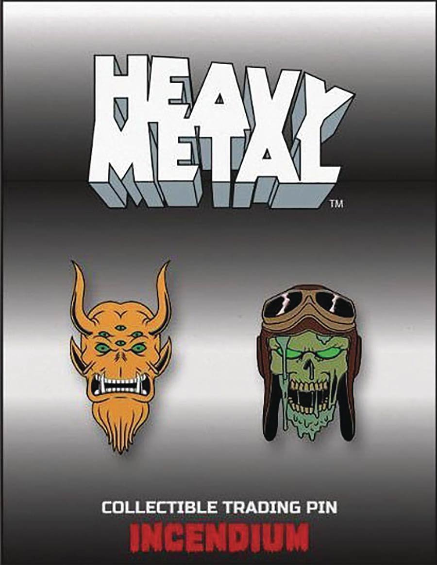 Heavy Metal Lapel Pin - Set B