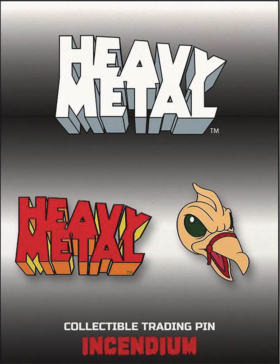 Heavy Metal Lapel Pin - Set C