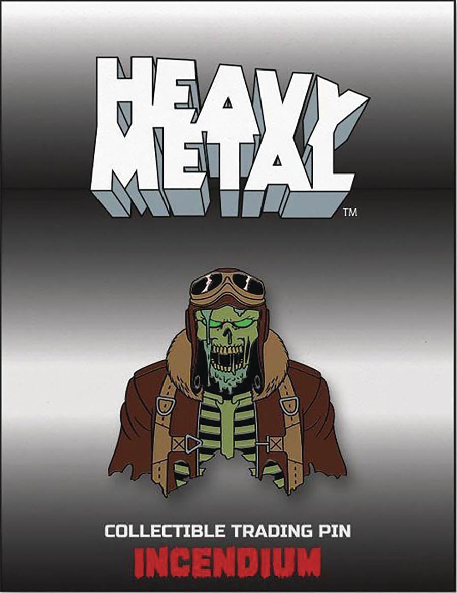 Heavy Metal Lapel Pin - Nelson Bust