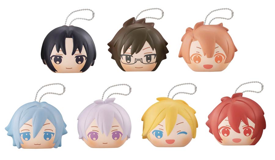 Idolish7 Fluffy Squeeze Bread Blind Mystery Box 8-Piece Display