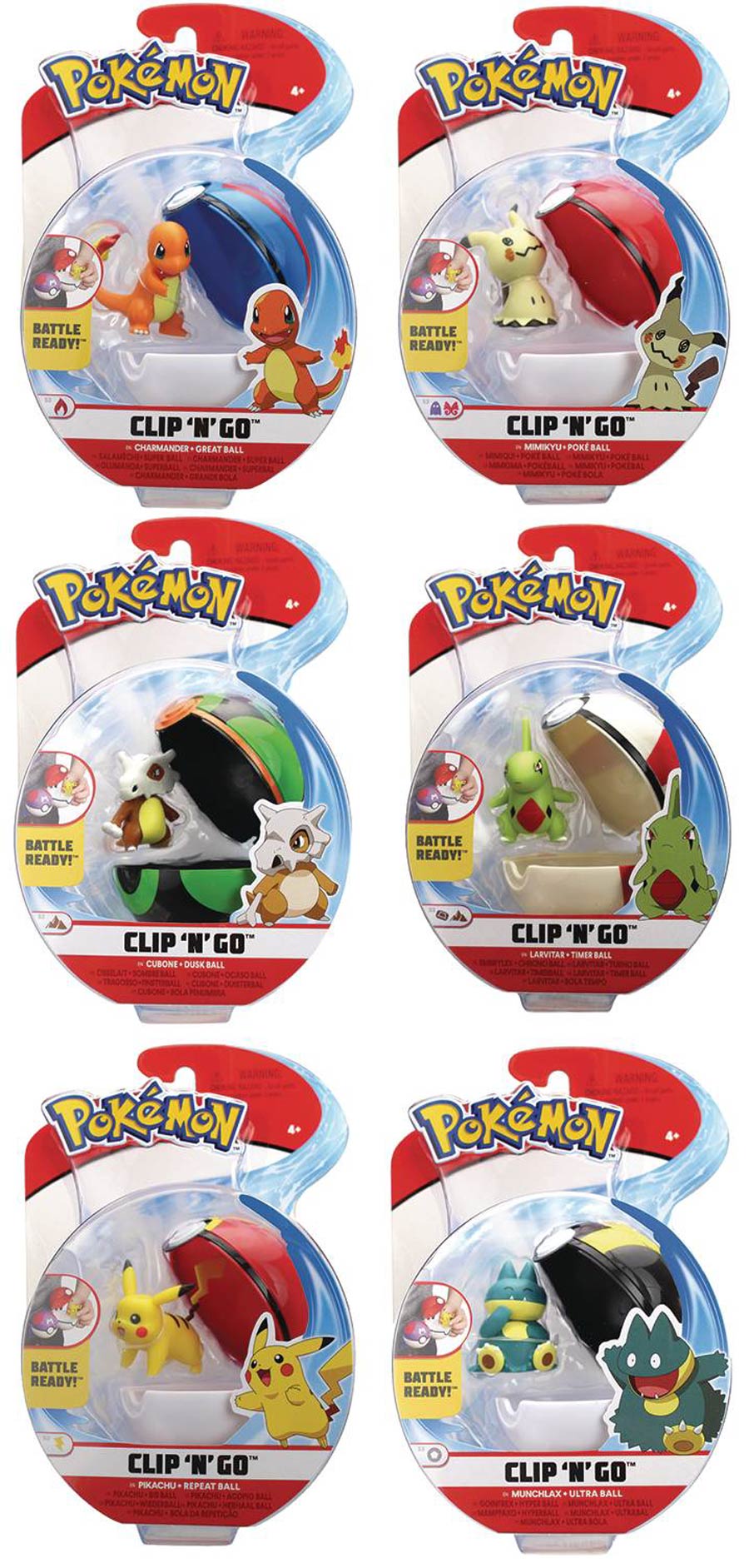Pokemon Clip-N-Go Figure Wave 3 Assortment Case