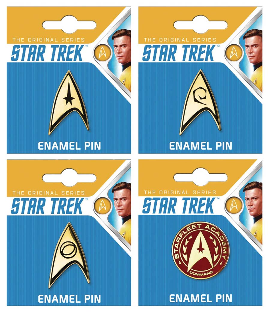 Star Trek Enamel Pin 12-Count Assortment Case