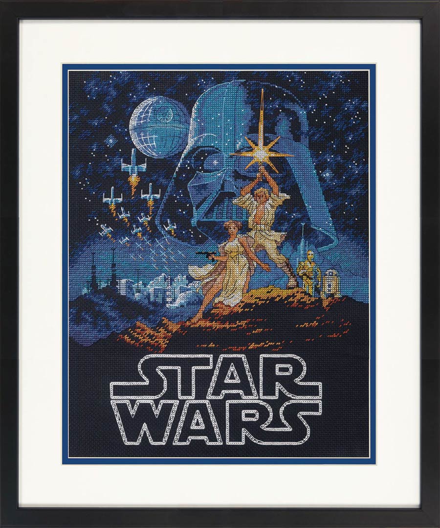 Star Wars Cross-Stitch Kit - Luke And Princess Leia