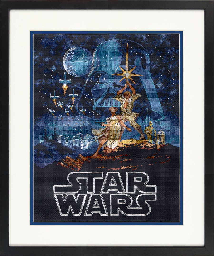 Star Wars Cross-Stitch Kit - Luke And Princess Leia