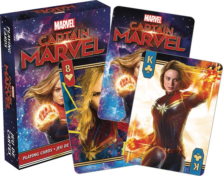 Captain Marvel Movie Playing Cards