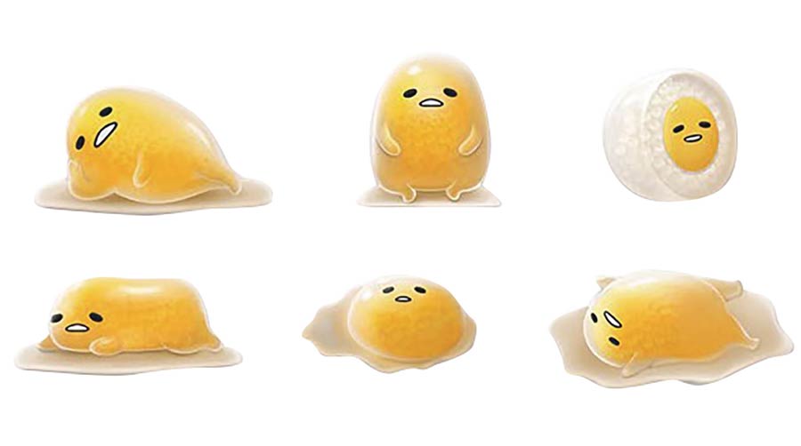 Gudetama H20 Lazy Egg Squishme Blind Mystery Box 24-Piece Display